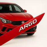 Friso Lateral -Fiat ARGO Vermelho Monte Carlo ¨2017 a 2025¨. (Ponta Facão)